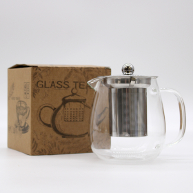 Glass Infuser Teapot - Contemporary - 550ml  -  Gift Boxed