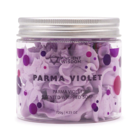 3x Parma Violet Whipped Soap 120g