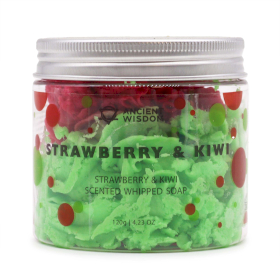3x Strawberry & Kiwi Whipped Soap 120g