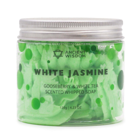 3x White Jasmine Whipped Soap 120g