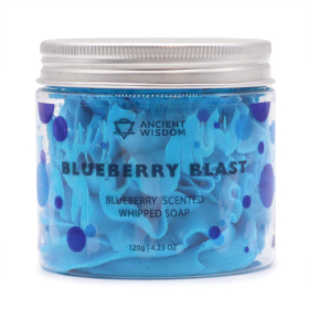 3x Blueberry Blast Whipped Soap 120g