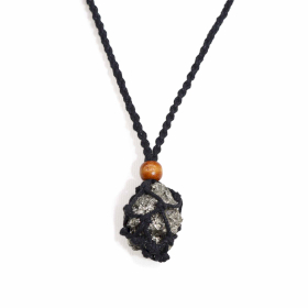 10x Crystal Gemstone Necklace Cord 45cm/18inch - Black