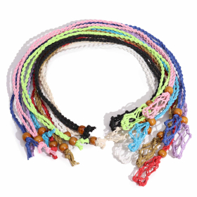 55x Crystal Gemstone Necklace Cord 45cm/18inch - Mix Pack 5 of each colour