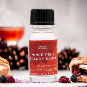 10x 10ml Mince Pie & Brandy Sauce Fragrance Oil