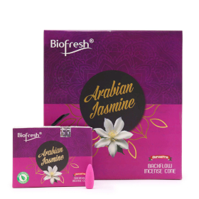 12x Biofresh Backflow Incense Cones (40 cones) - Arabian Jasmine