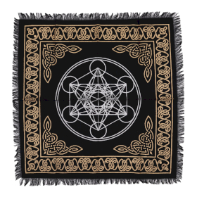 6x Esoteric Fringed Altar Cloth - Chakra Chart