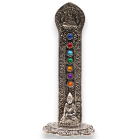 2x 7 Chakra Tower Buddha Incense Holder 16x6x7cm