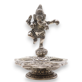 2x Dancing Ganesha Incense Holder 14x10cm