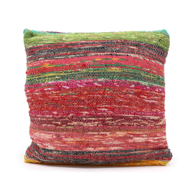 Rag Rug Cushion Covers - 40x40cm - Multicoloured