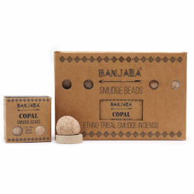 12x Banjara Smudge Beads - Copal