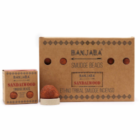 12x Banjara Smudge Beads - Sandalwood