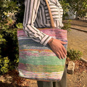 Recycled Big Rug Bag - Shades of Dusk