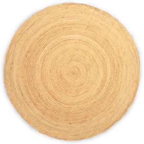 Extra Large Round Soft Jute Rug  200cm