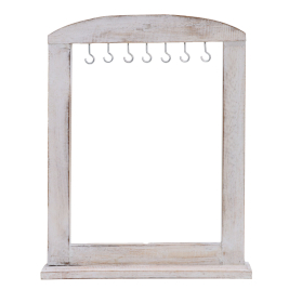 Medium Hanging-Things Stand - Whitewash (40x30cm)