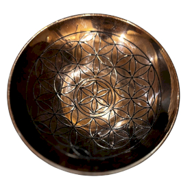 Copper Offer / Smudge Plate - Flower of Life