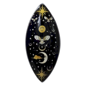 Enamel Incense Bowl - Aluminum - Enchanted Night Owl