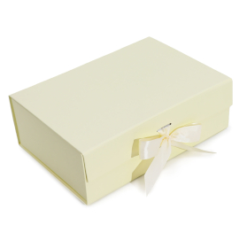 Flat Pack Gift Box - Large  (28.2x20.2x9.2cm) - Ivory