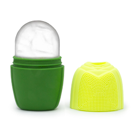 3x Silicone Ice Face Roller - roller - green