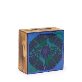 Hop Hare Small Enameled Square Box - Wolf & Moon