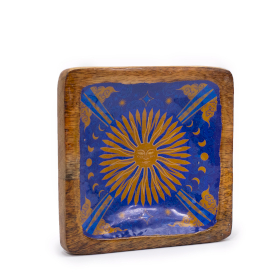 Hop Hare Big Enameled Square Trinket Tray - The Sun