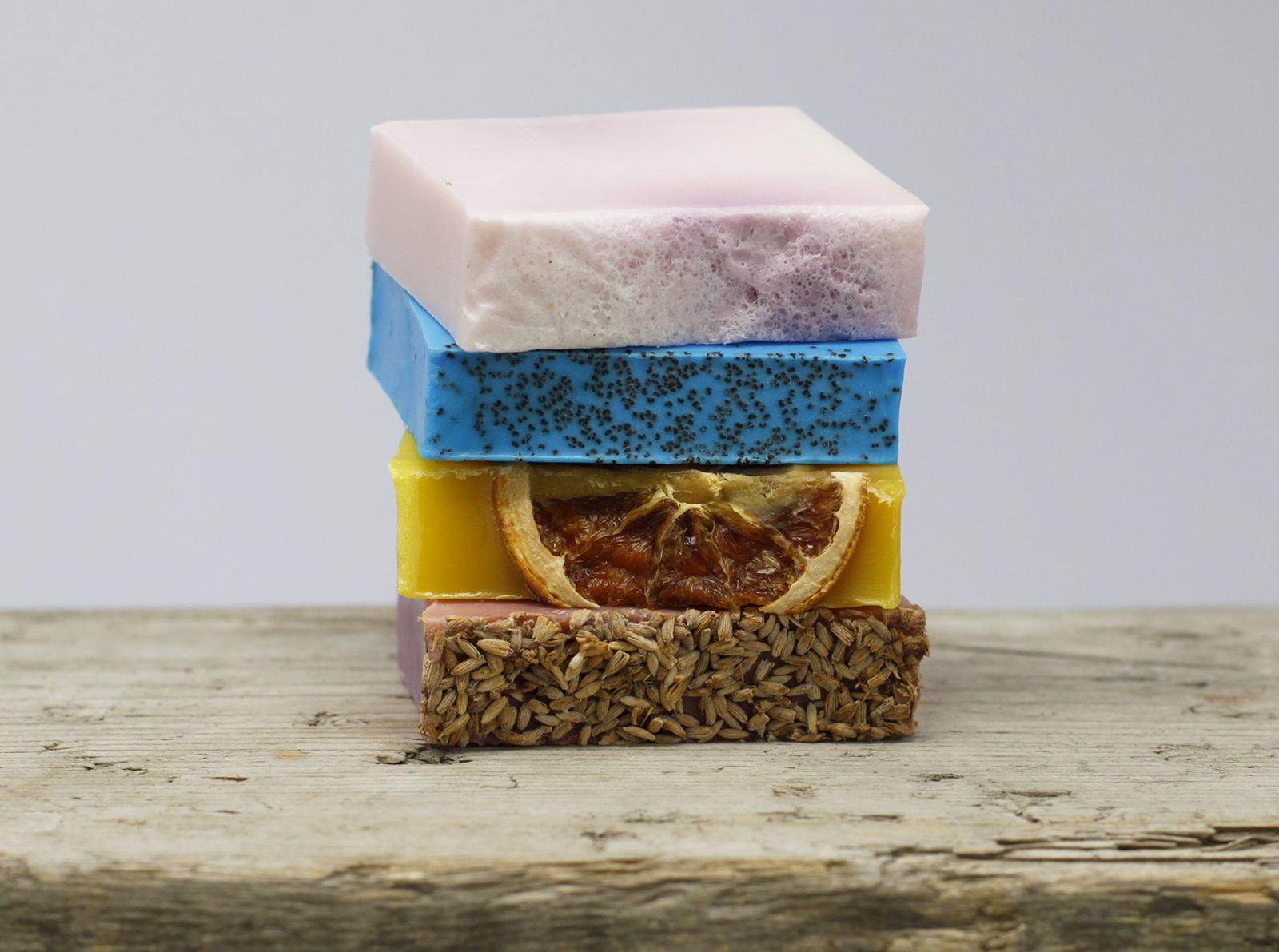 Sliced Handcrafted Soaps wholesale