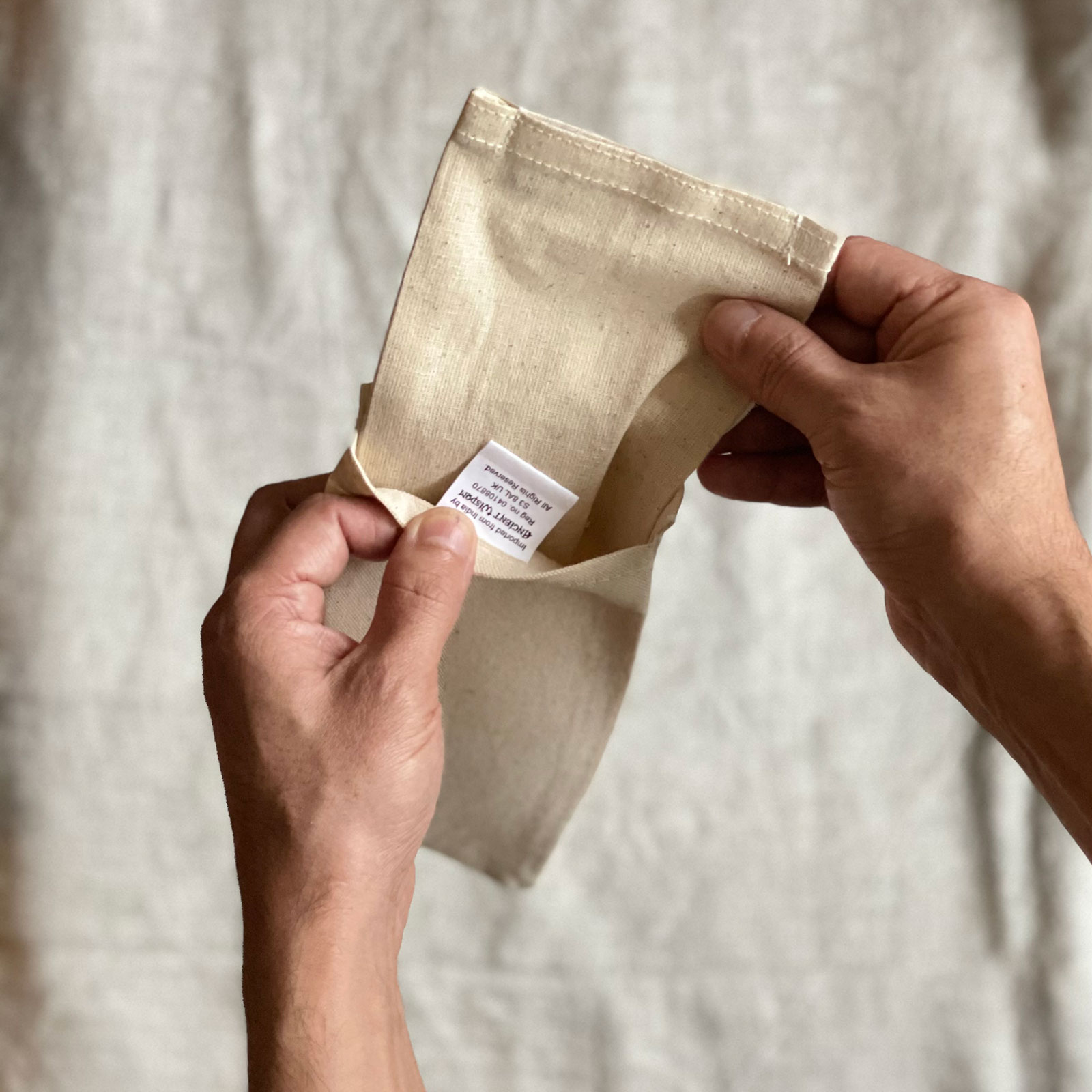 organic cotton eye pillow