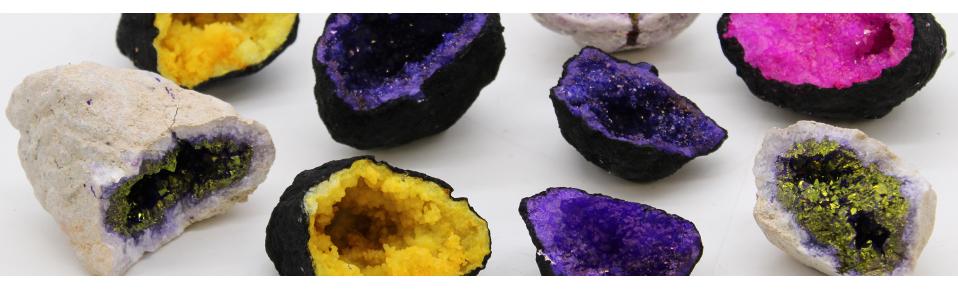 Wholesale Coloured Calsite Geodes