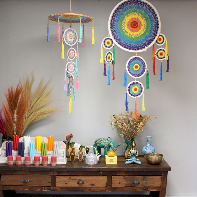 rainbow dreamcatchers