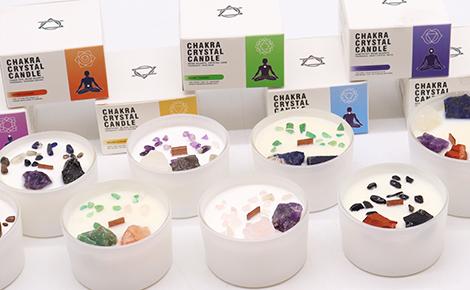 Wholesale Chakra Crystal Candles