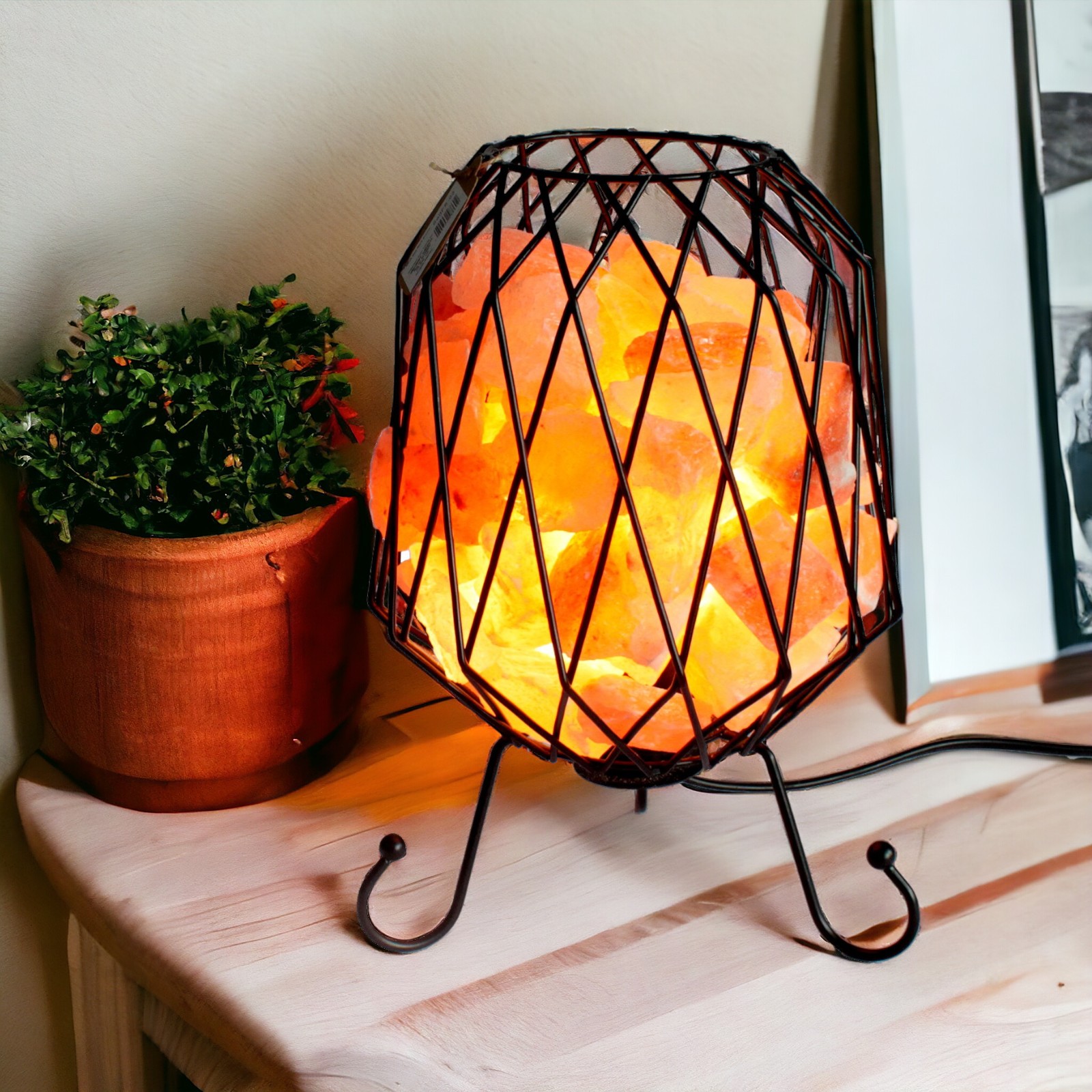 Himalayan Salt Lamp Basket (Brazier)