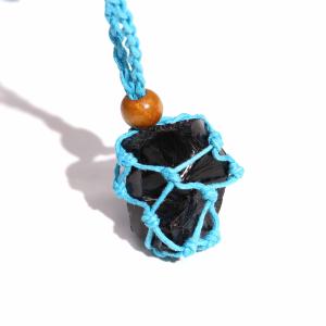 Crystal Gemstone Necklace Cord 45cm/18inch - Blue