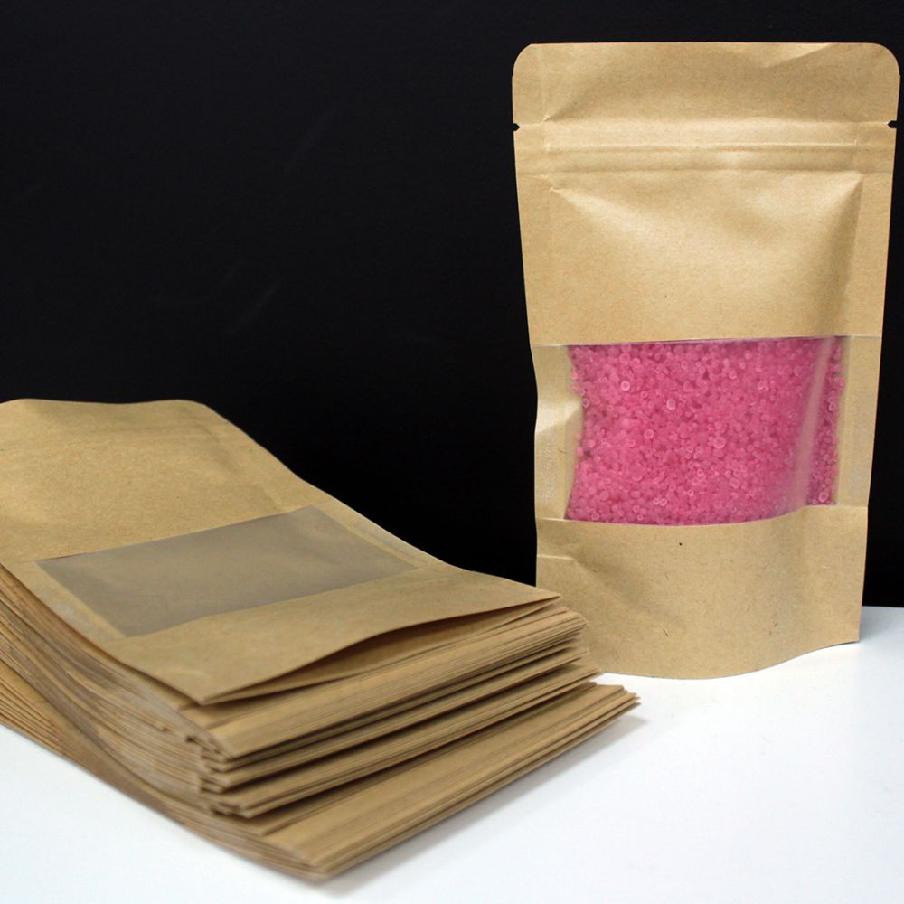 kraft window bags wholesale