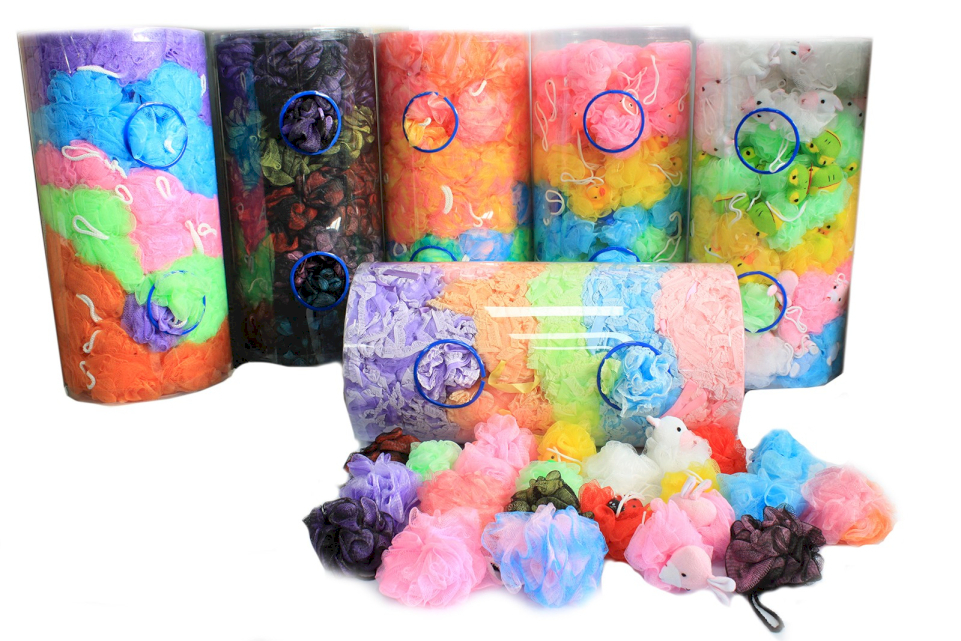 bath scrunchies wholesale