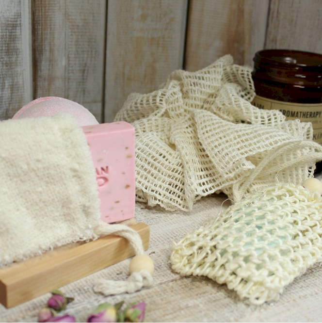 natural soap bags