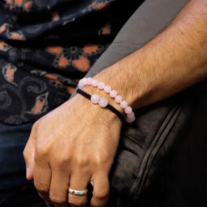 pink gemstone bracelets wholesale