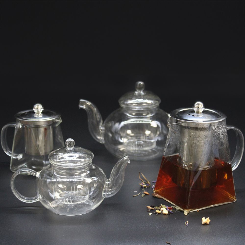 Wholesale Glass Infuser Teapot 