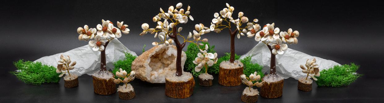 chakra stone trees