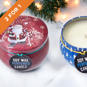 Small Tin Candles