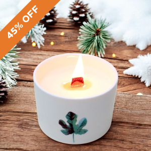 Botanical Wooden Wick Soy Candles