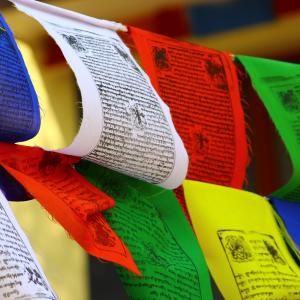 Authentic Tibetan Flags: Wholesale Harmony for Spiritual Spaces