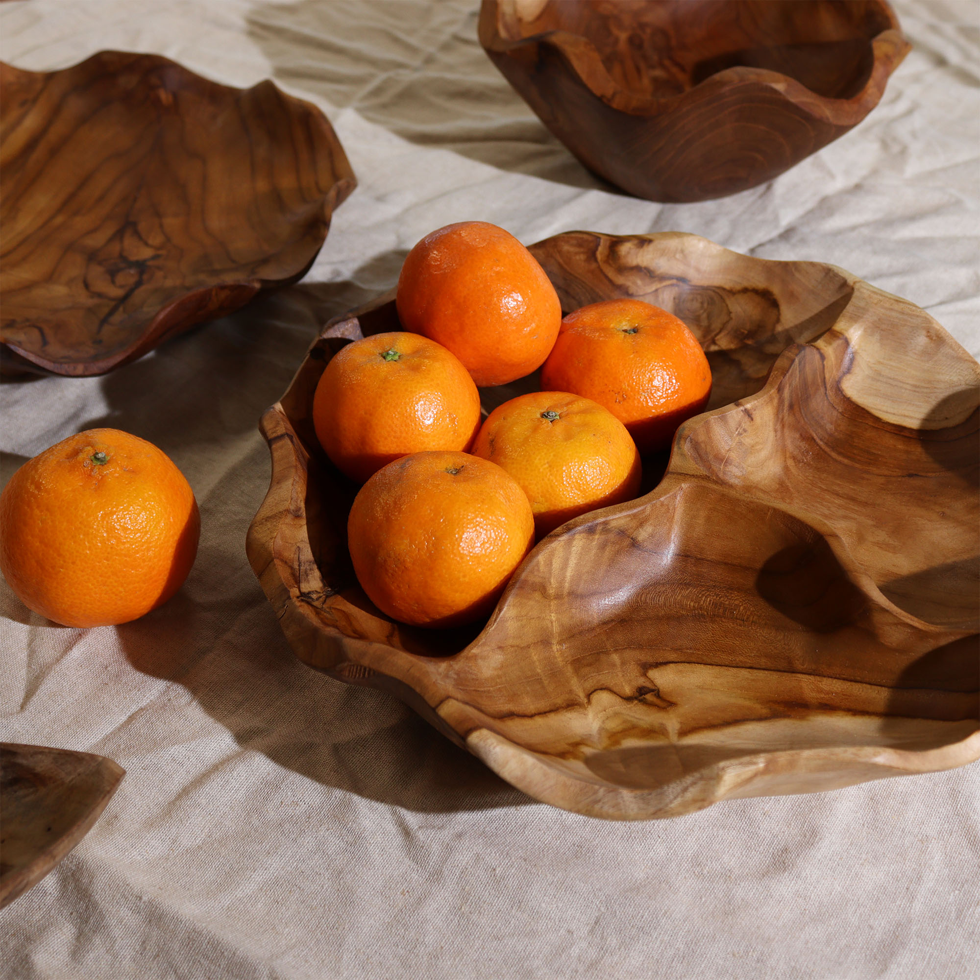 Wholesale Teak Root Bowls