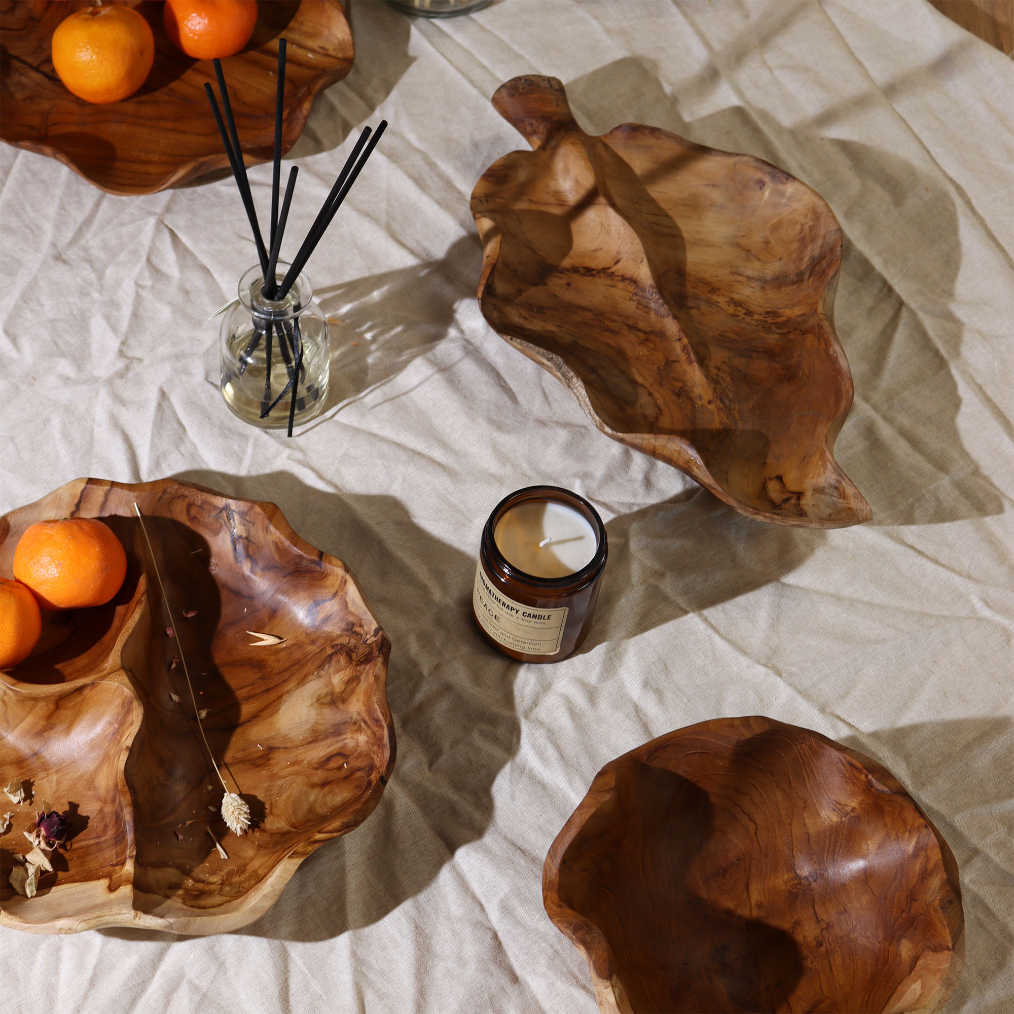 Wholesale Teak Root Bowls